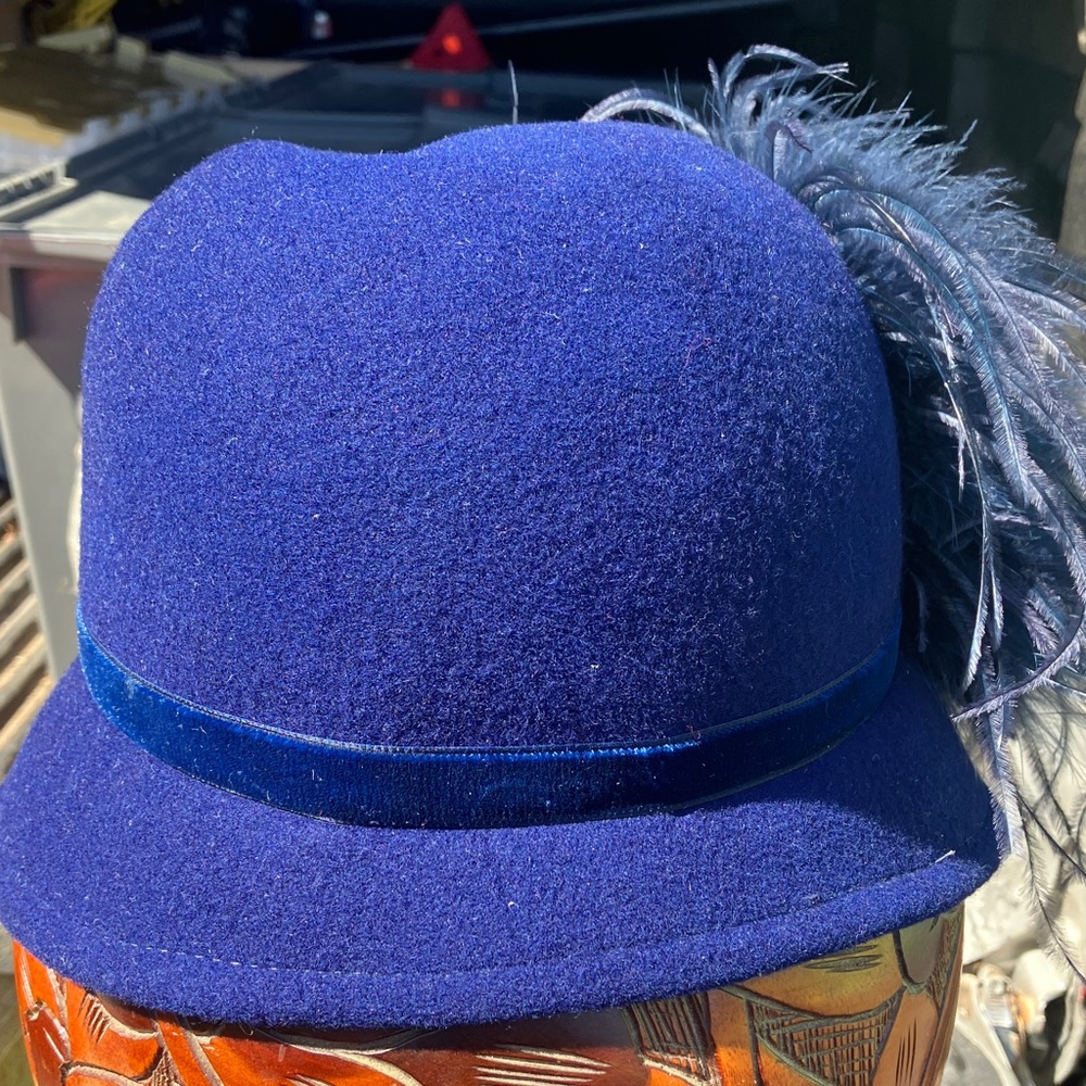 Betmar Royal Blue Wool Hat - Picture 2 of 6